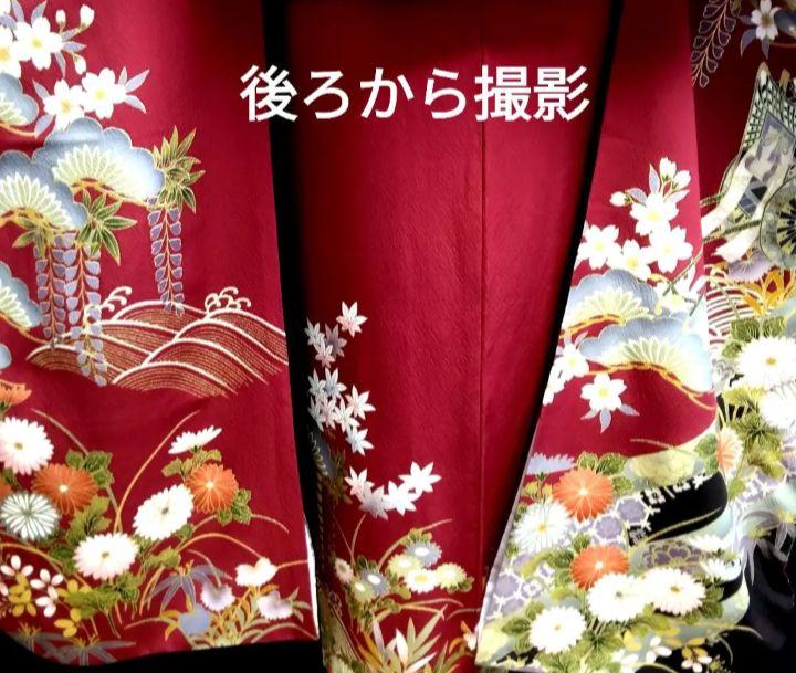 №318　成人式　全て揃う　裄丈　69cm　振袖フルセット　正絹振袖