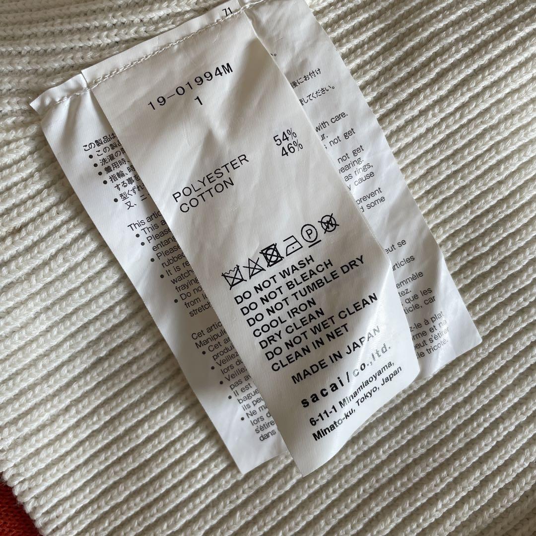 sacai × pendleton アンサンブルショートカーディガン