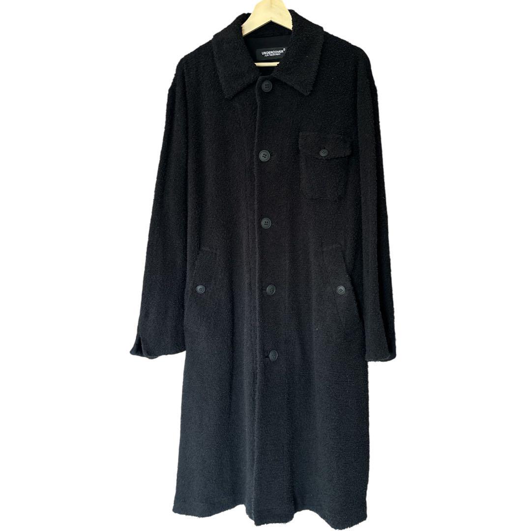 セール! 美品 UNDERCOVER ブラック ステンカラーコート サイズ3