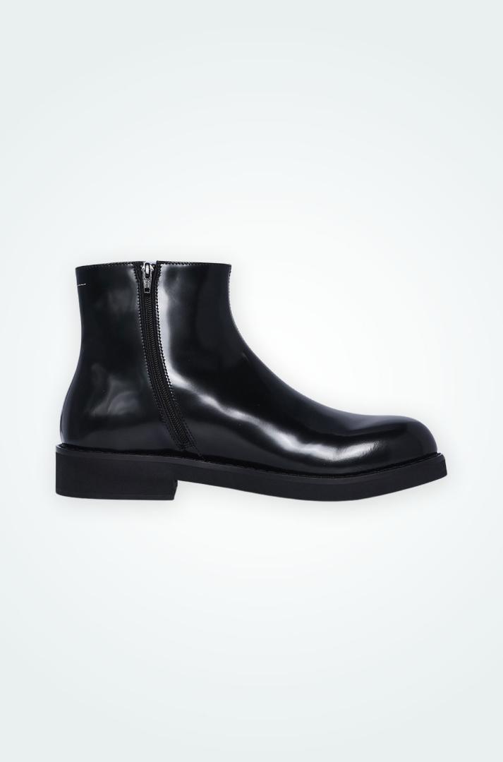 MM6 Maison Margiela メゾンマルジェラ アンクルブーツ レザー sintjansvereringkachtem.be