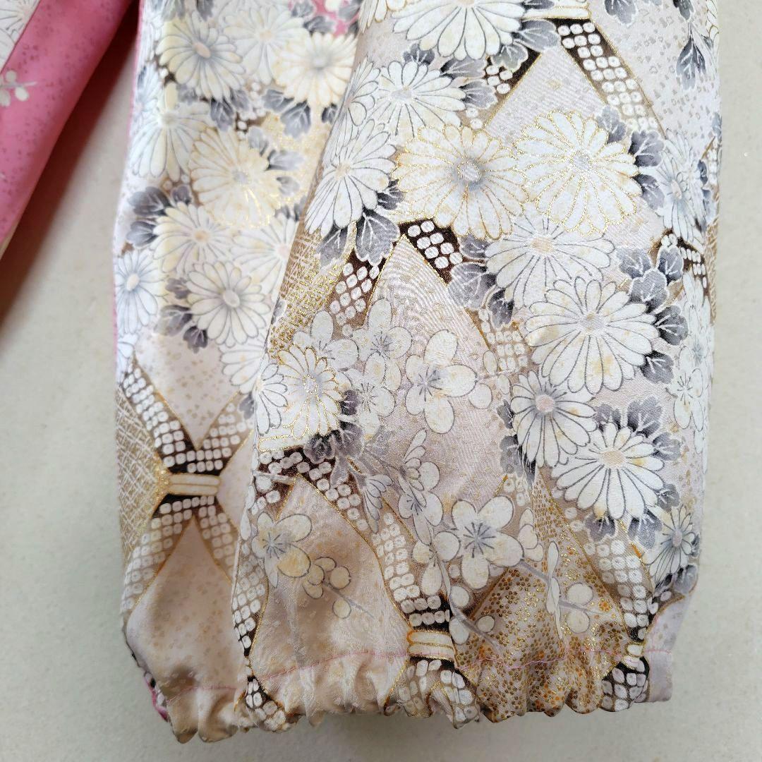 着物リメイクもんぺ【咲】正絹 ハンドメイド ワイドパンツ