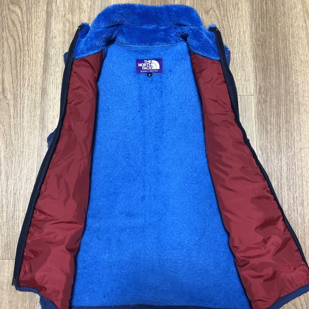THE NORTH FACE パッチワーク ベスト S パープルレーベル