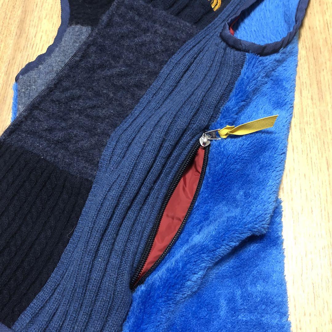 THE NORTH FACE パッチワーク ベスト S パープルレーベル