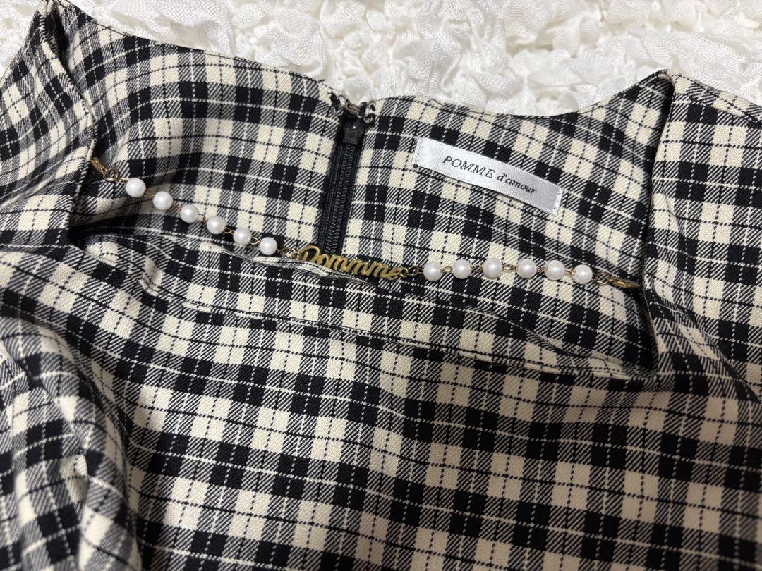 ワンピース POMME d'amour charm side ribbon onepiece