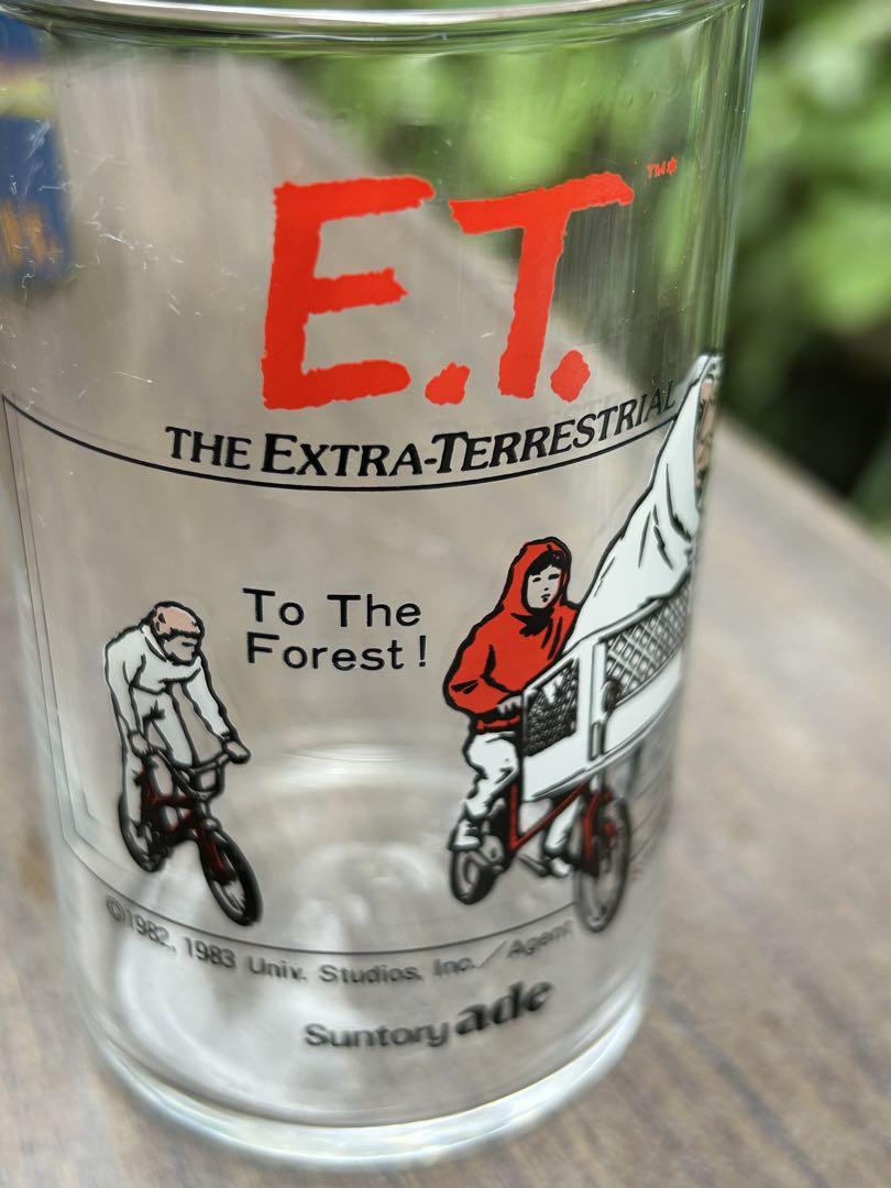 ★ET グラス コップ セット 箱付き　昭和レトロ　映画関連　非売品　アメコミ