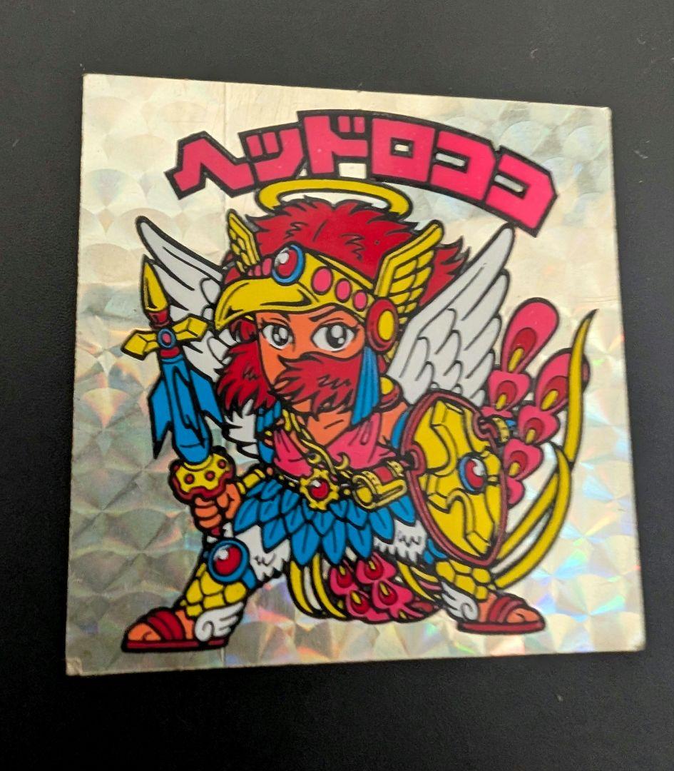 ヘッドロココ　扇　ビックリマンシール チョコ　アイス　シール　キラ　ホロ