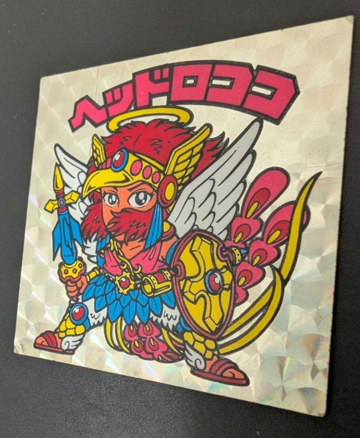 ヘッドロココ　扇　ビックリマンシール チョコ　アイス　シール　キラ　ホロ