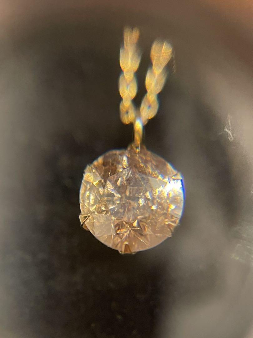 K18イエローゴールド　ダイヤモンド0.95ct ネックレス