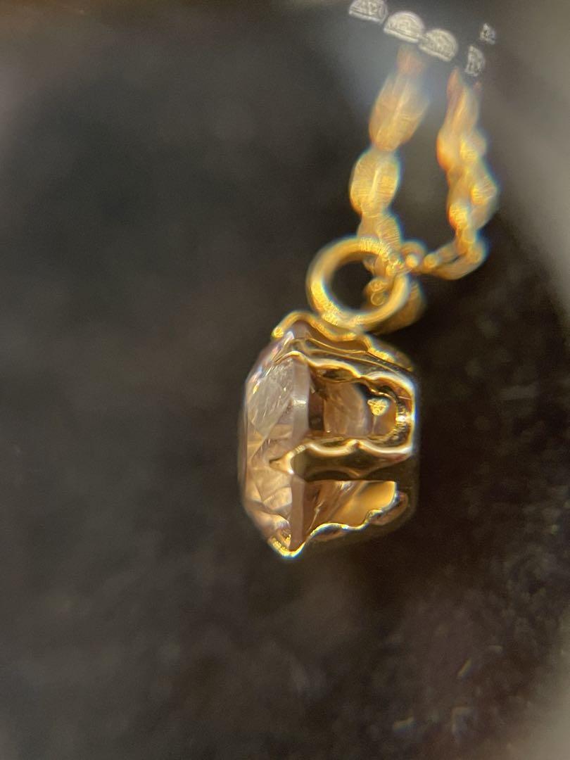 K18イエローゴールド　ダイヤモンド0.95ct ネックレス