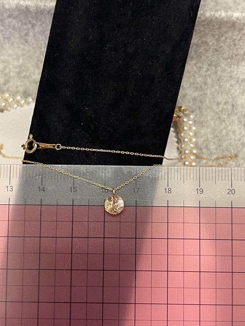 K18イエローゴールド　ダイヤモンド0.95ct ネックレス