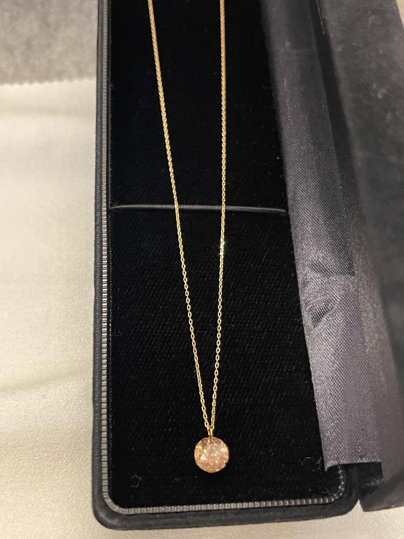 K18イエローゴールド　ダイヤモンド0.95ct ネックレス