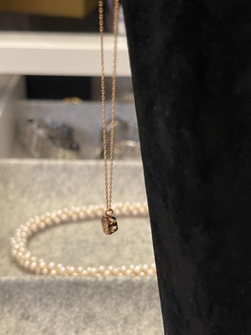 K18イエローゴールド　ダイヤモンド0.95ct ネックレス