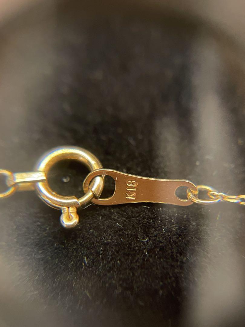 K18イエローゴールド　ダイヤモンド0.95ct ネックレス