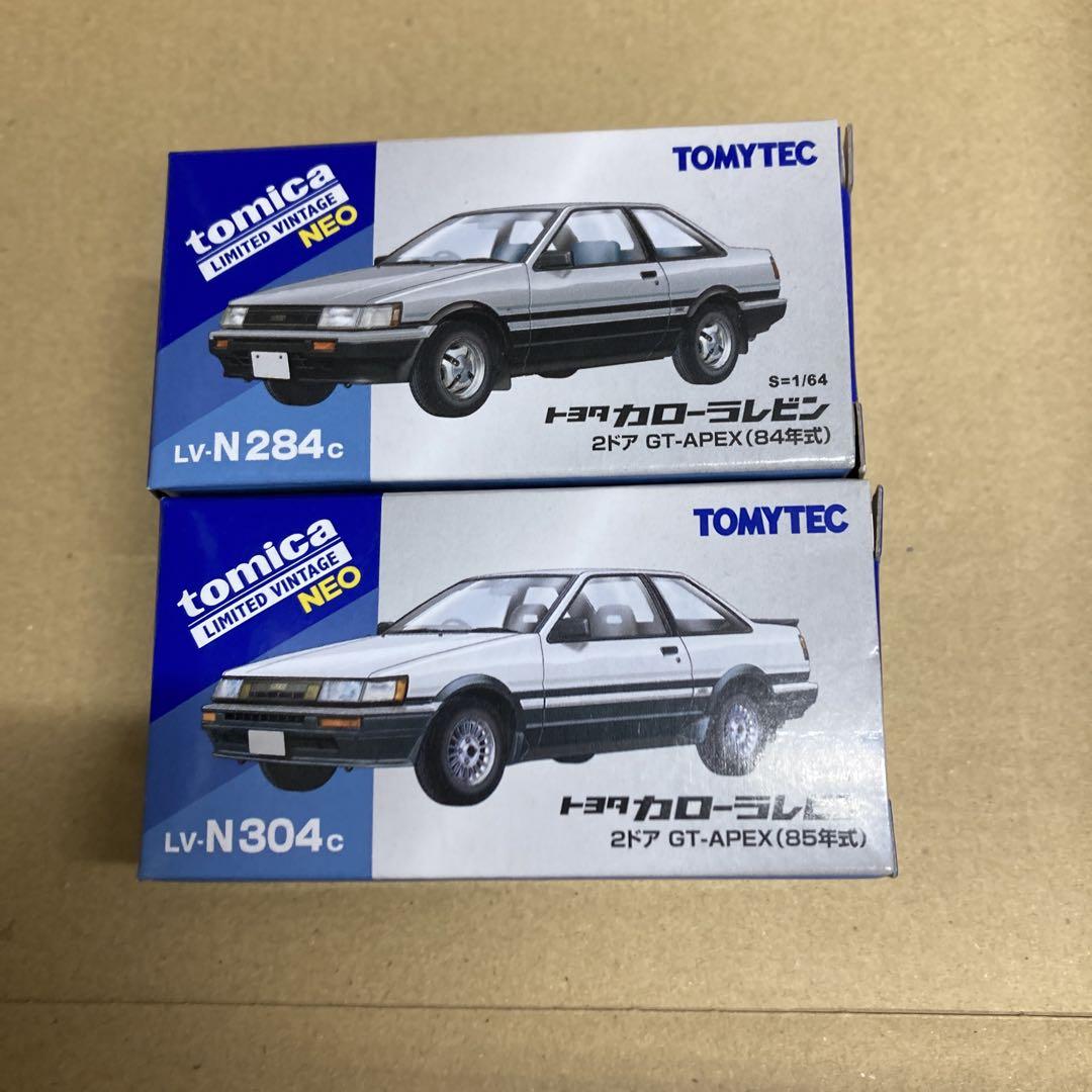 トミカ リミテッドビンテージ 2ドア GT-APEX カローラレビン２台セット