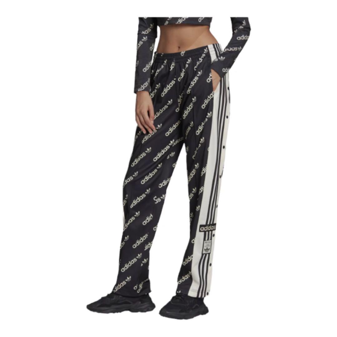 adidas トラックパンツ アディブレイク ブラック モノグラム S
