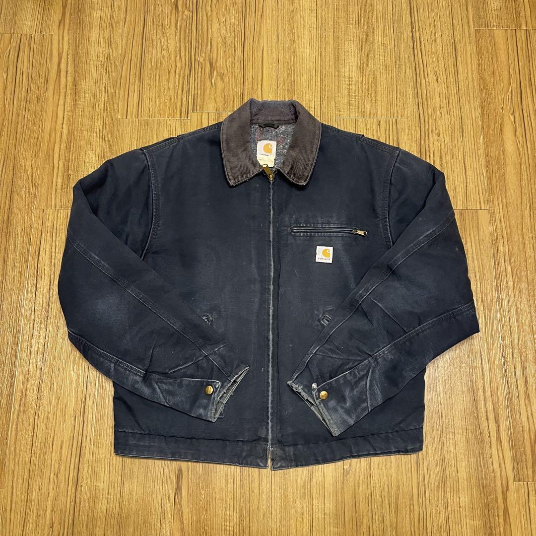 希少モデル Carhartt カーハート デトロイトジャケット BLK BLK 希少モデル Carhartt カーハート デトロイトジャケット