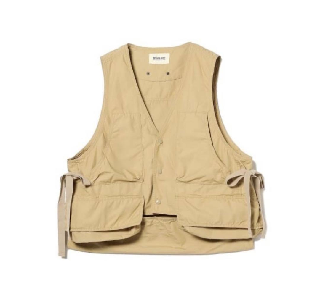 【美品】BEAMS BOY/ ビッグ フィッシングベスト 23AW