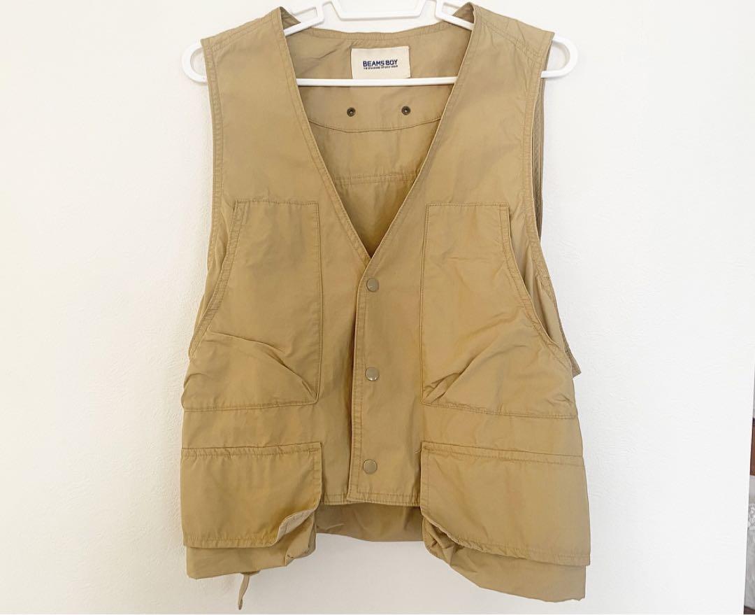 【美品】BEAMS BOY/ ビッグ フィッシングベスト 23AW