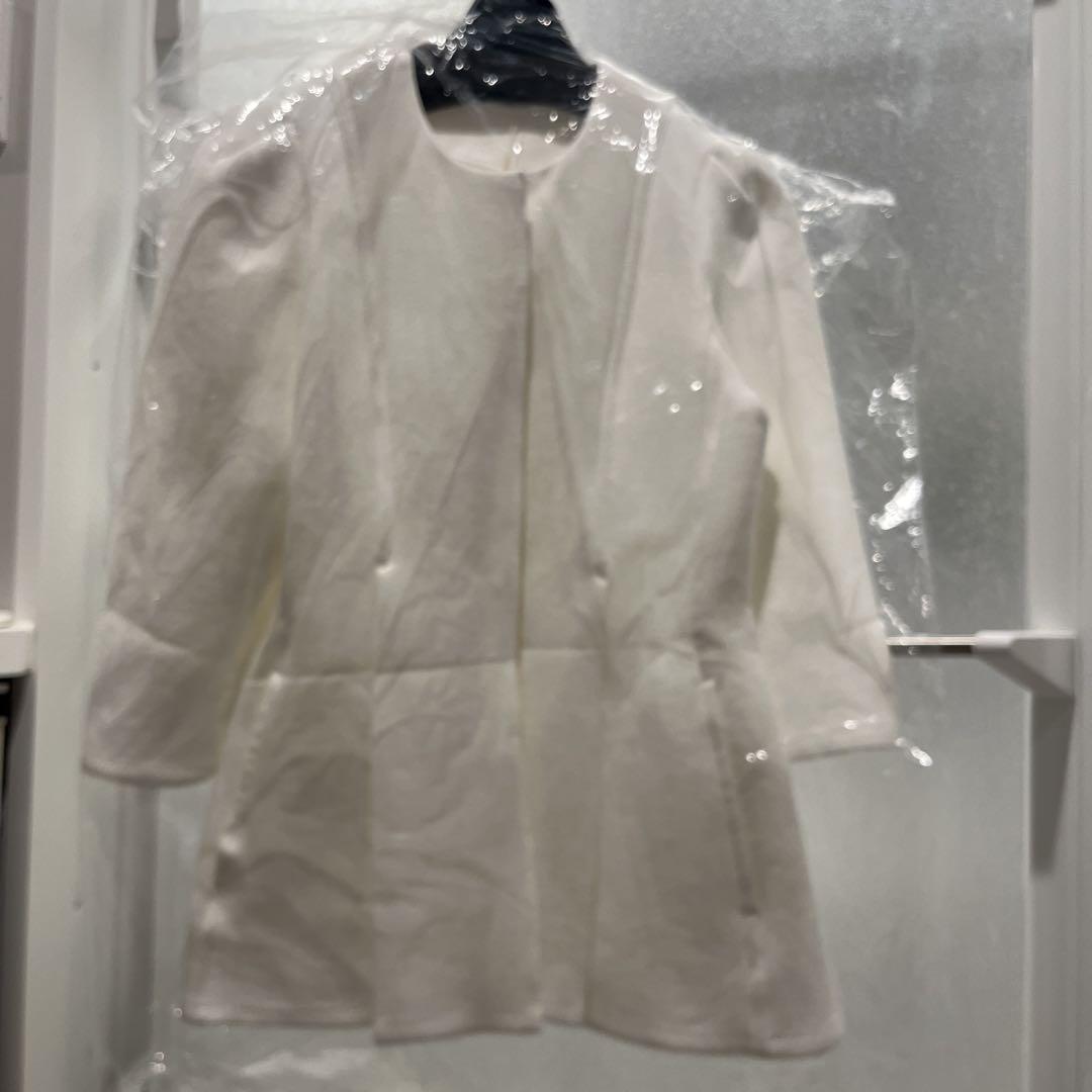 値引 LAUBE BLANC Double Knit Peplum Jacket ジャケット・アウター トップス