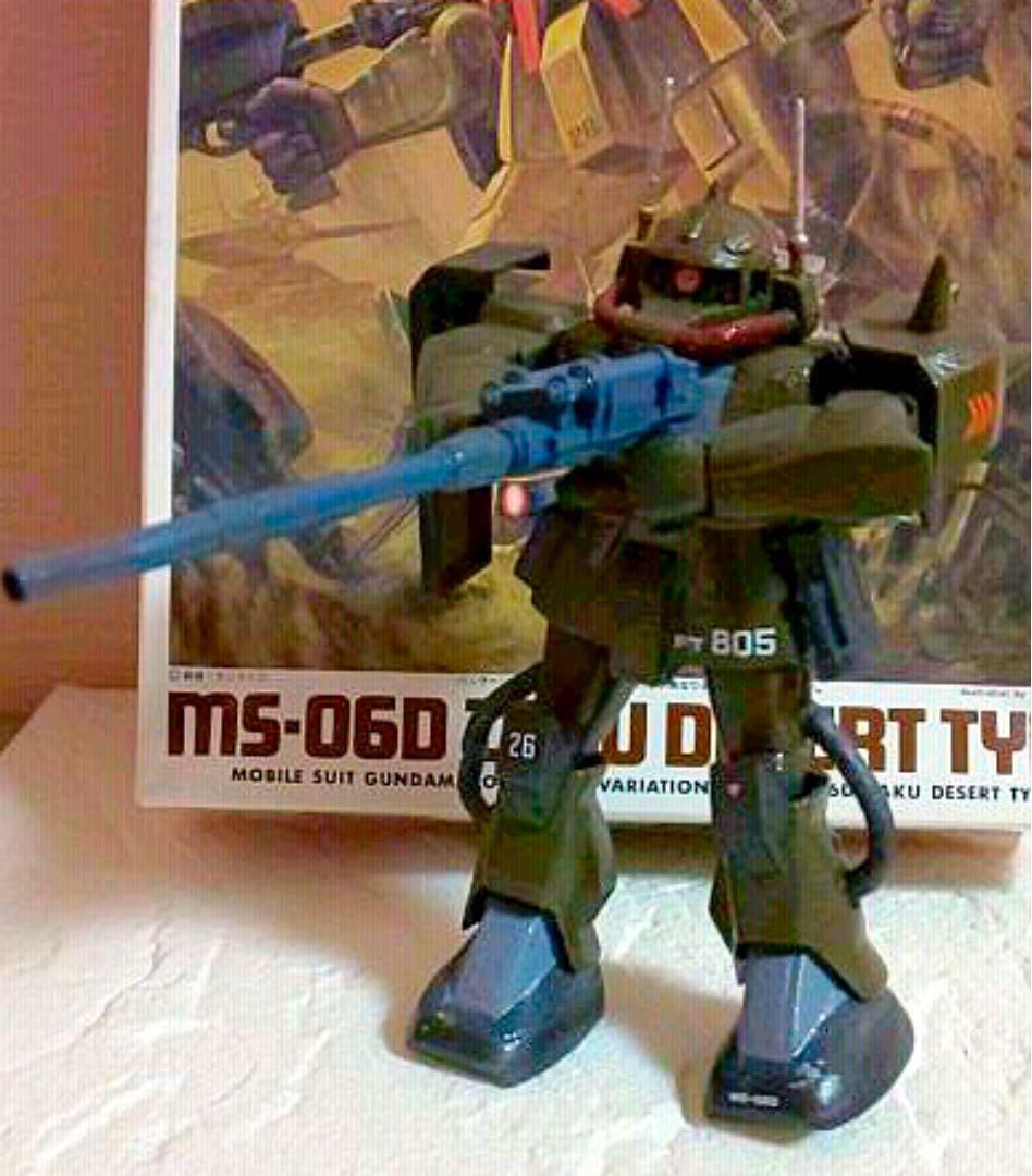 メルカリ 機動戦士ガンダム Msv 1 144ms 06dザクデザートタイプ 塗装完成品 プラモデル 1 500 中古や未使用のフリマ