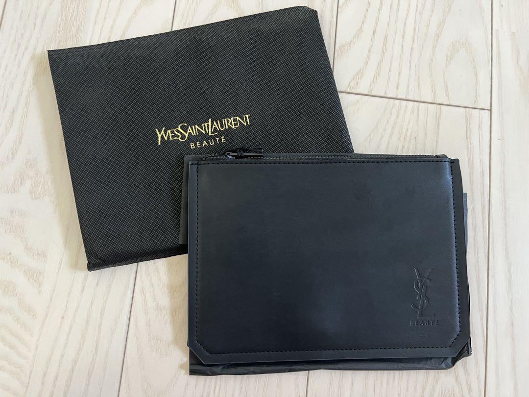 【新品・未使用】YSL BEAUTE ノベルティ フラットポーチ