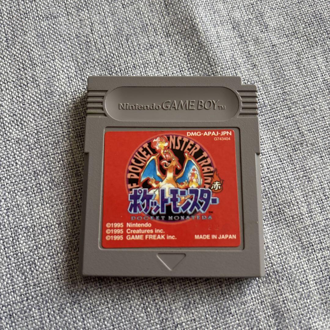 赤 ゲームボーイソフト任天堂