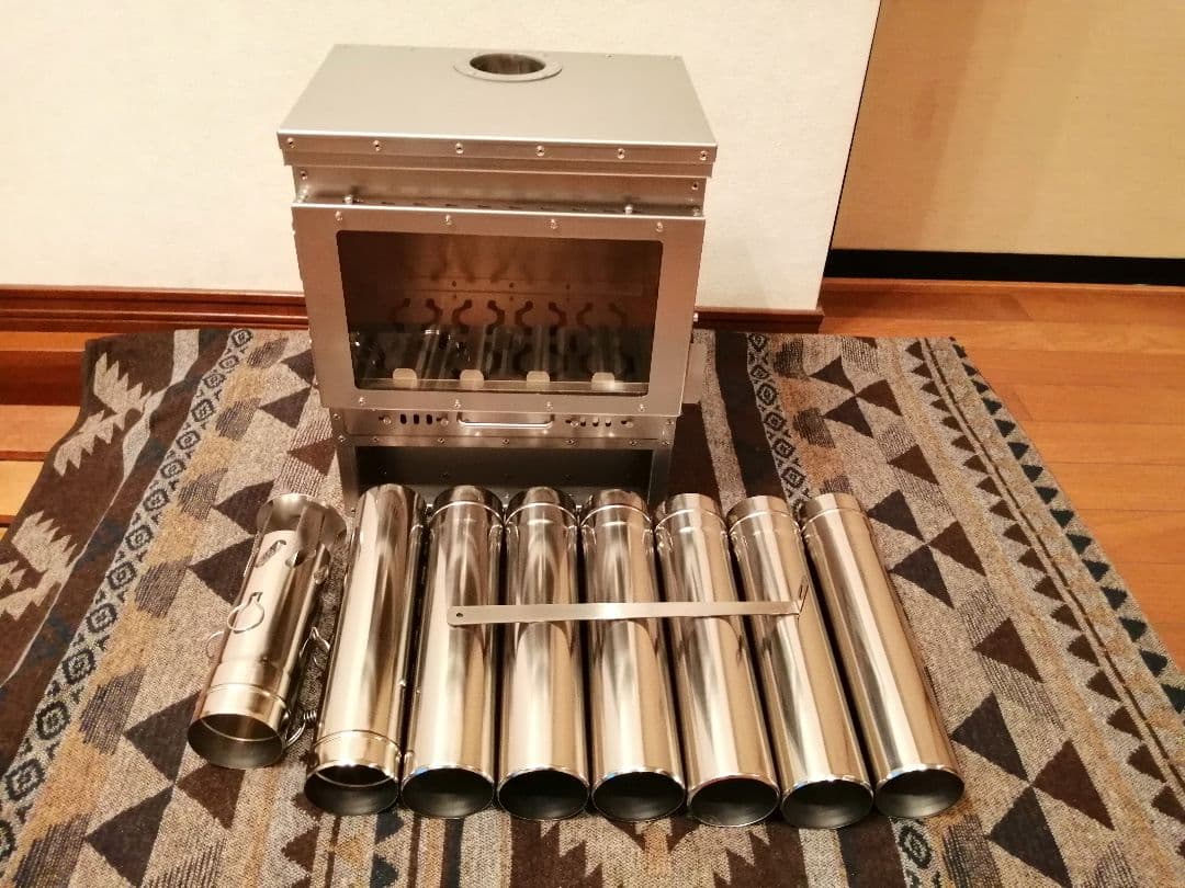 Soomloom二次燃焼ポータブル暖炉