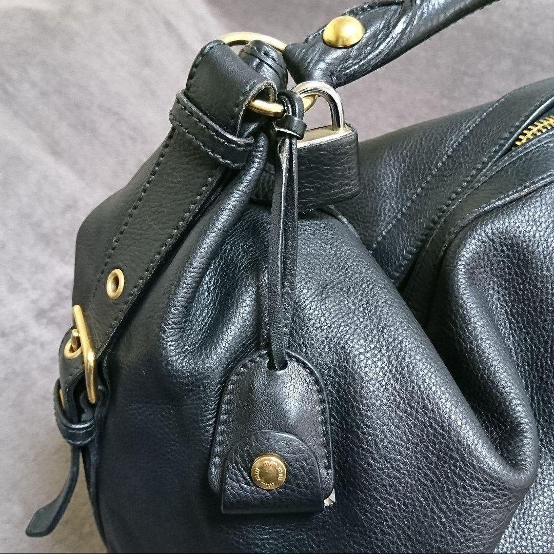 ミュウミュウ　miumiu レザーバッグ　2way