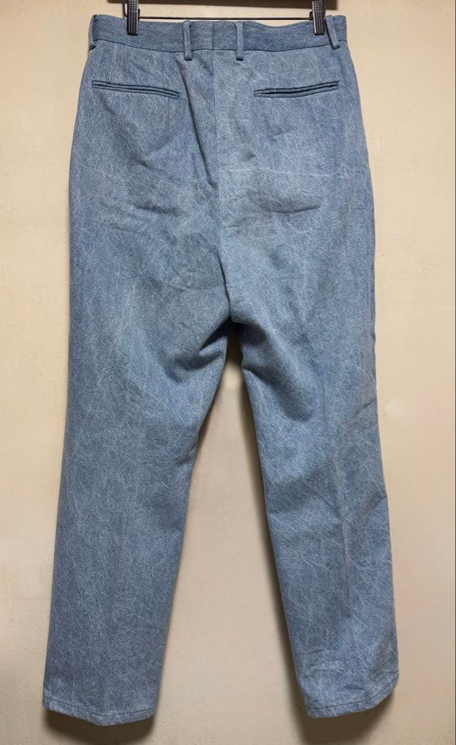 neat 46 ライトインディゴ　デニムスラックス　ツータック　スタンダード