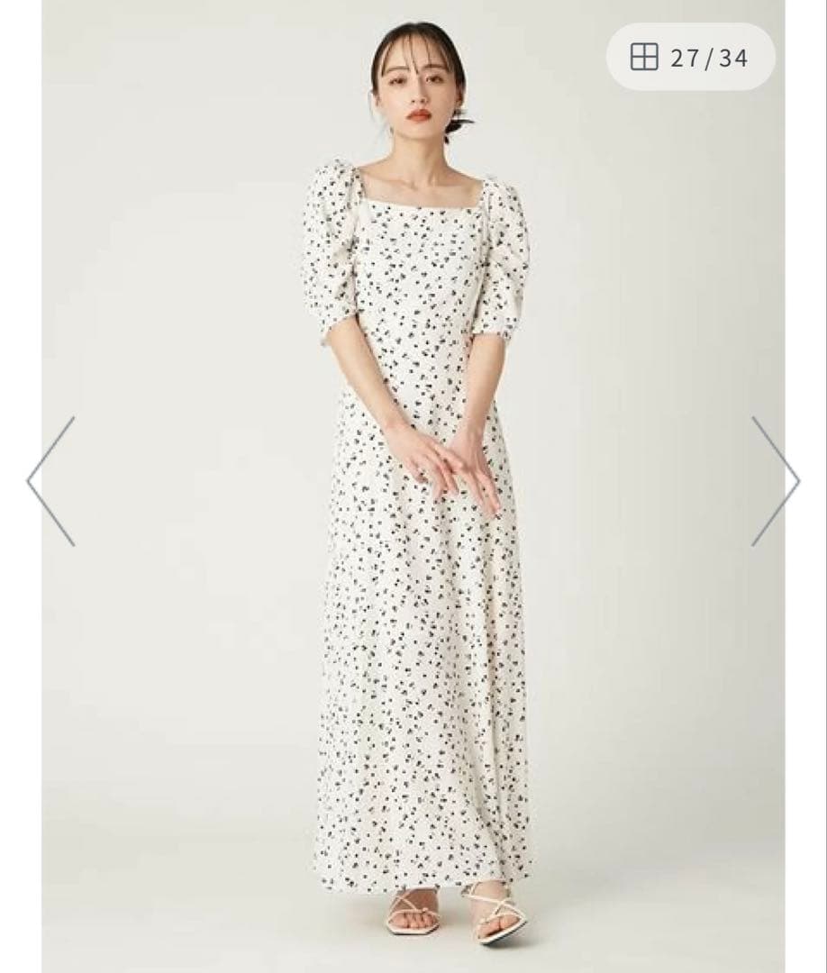 FRAY I.Dフルーツプリント2wayオフショルワンピース