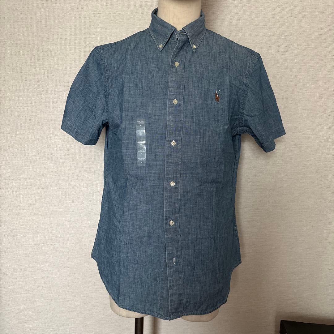 ポロラルフローレン 半袖シャツ ライトブルー