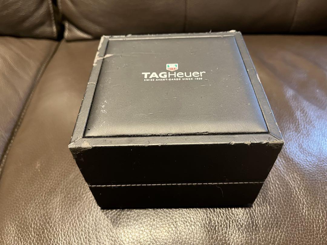 【美品】タグホイヤー TWIN TIME ブラック自動巻き