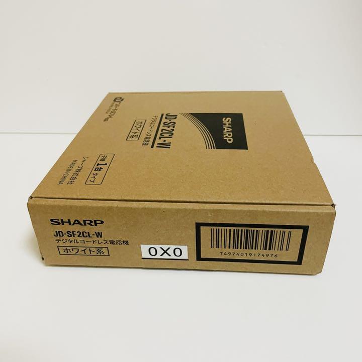 得価豊富な シャープ ホワイト系 子機1台 aP6fo-m39026103364 JD-SF2CL-W コードレス電話機 定番品質保証