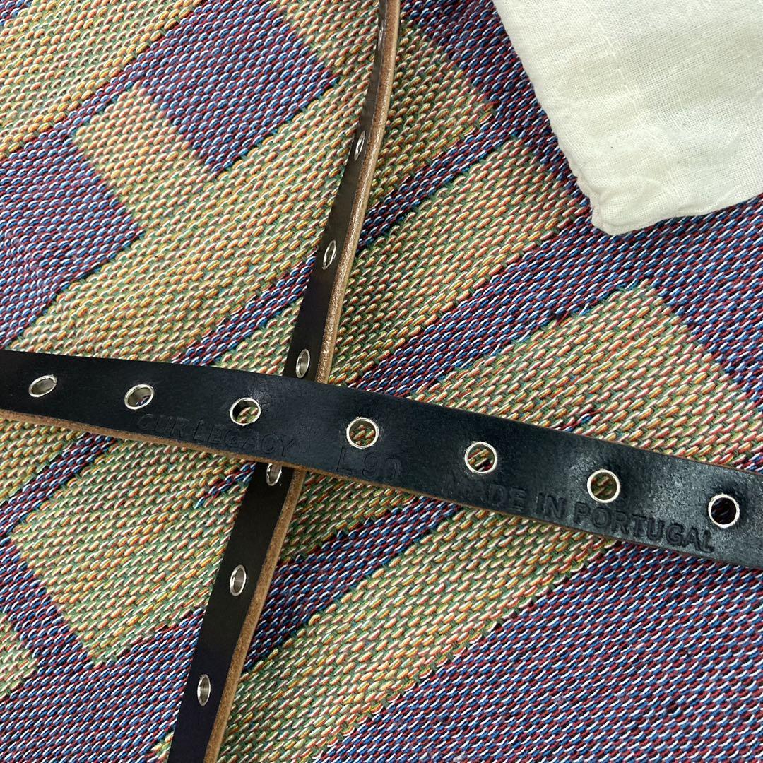 小物 OUR LEGACY FLOWER LEATHER BELTS 90