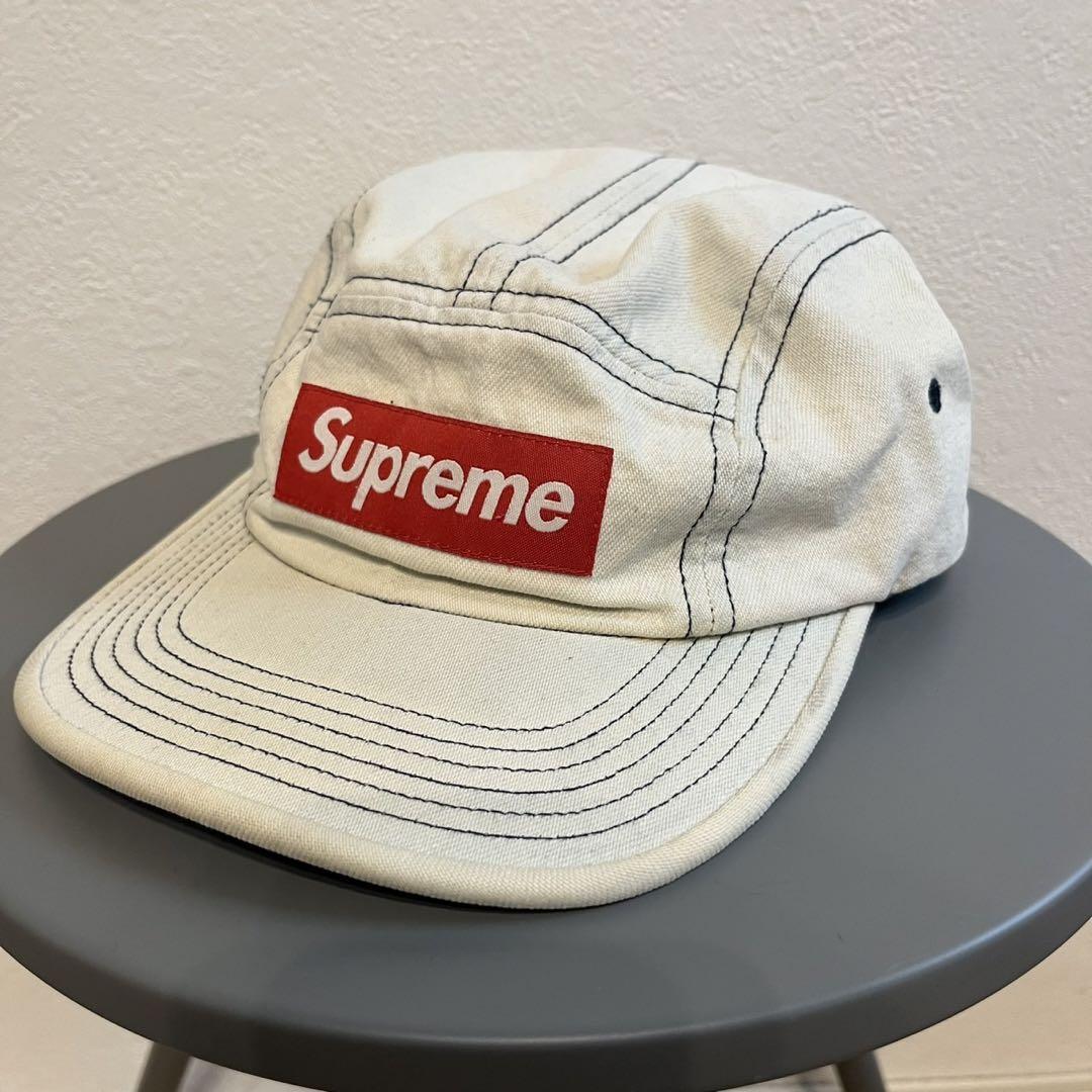 Supreme シュプリーム　デニム　キャンプ　キャップ　15ss