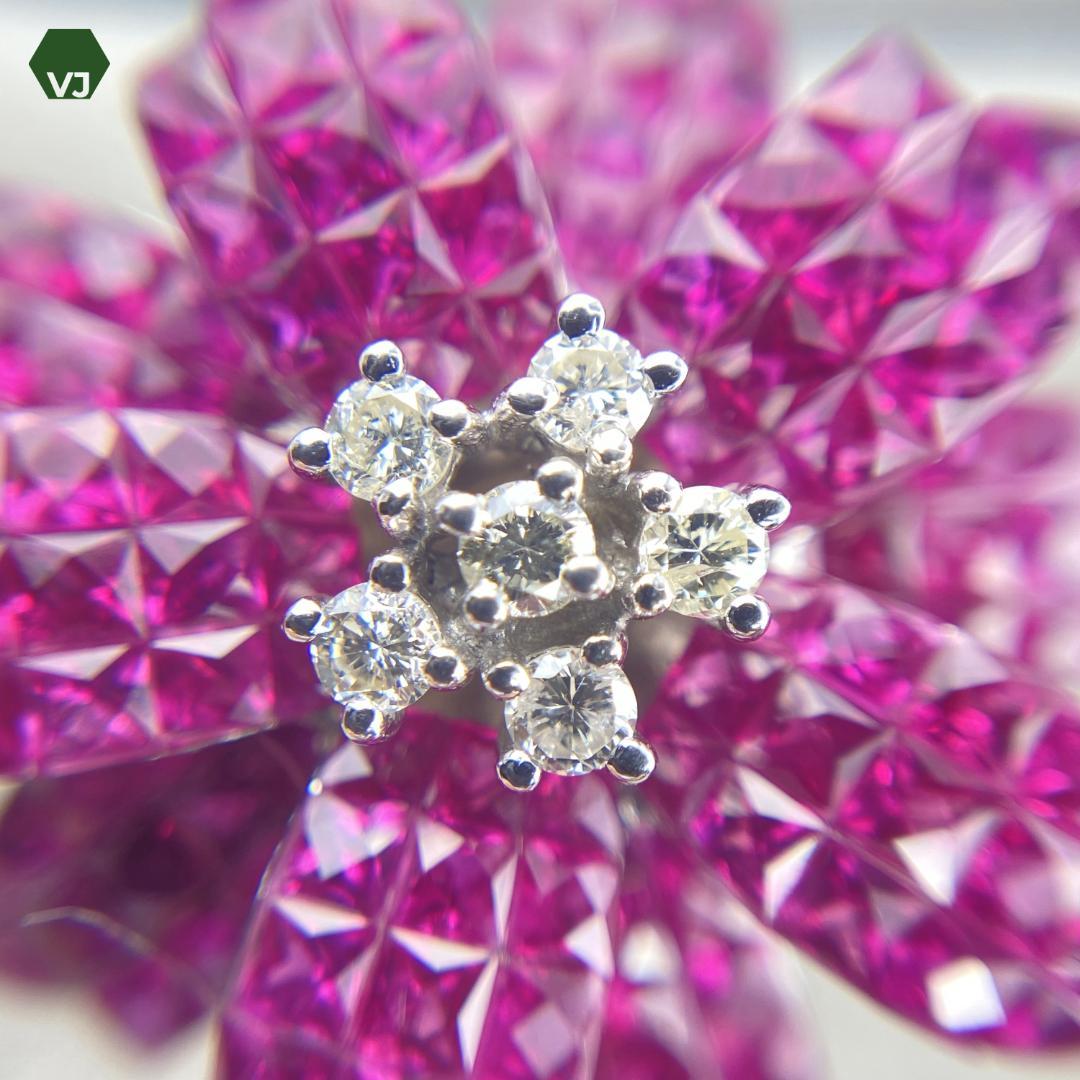 【13-4】ルビー　ダイヤモンド リング R9.5ct　D0.3ct