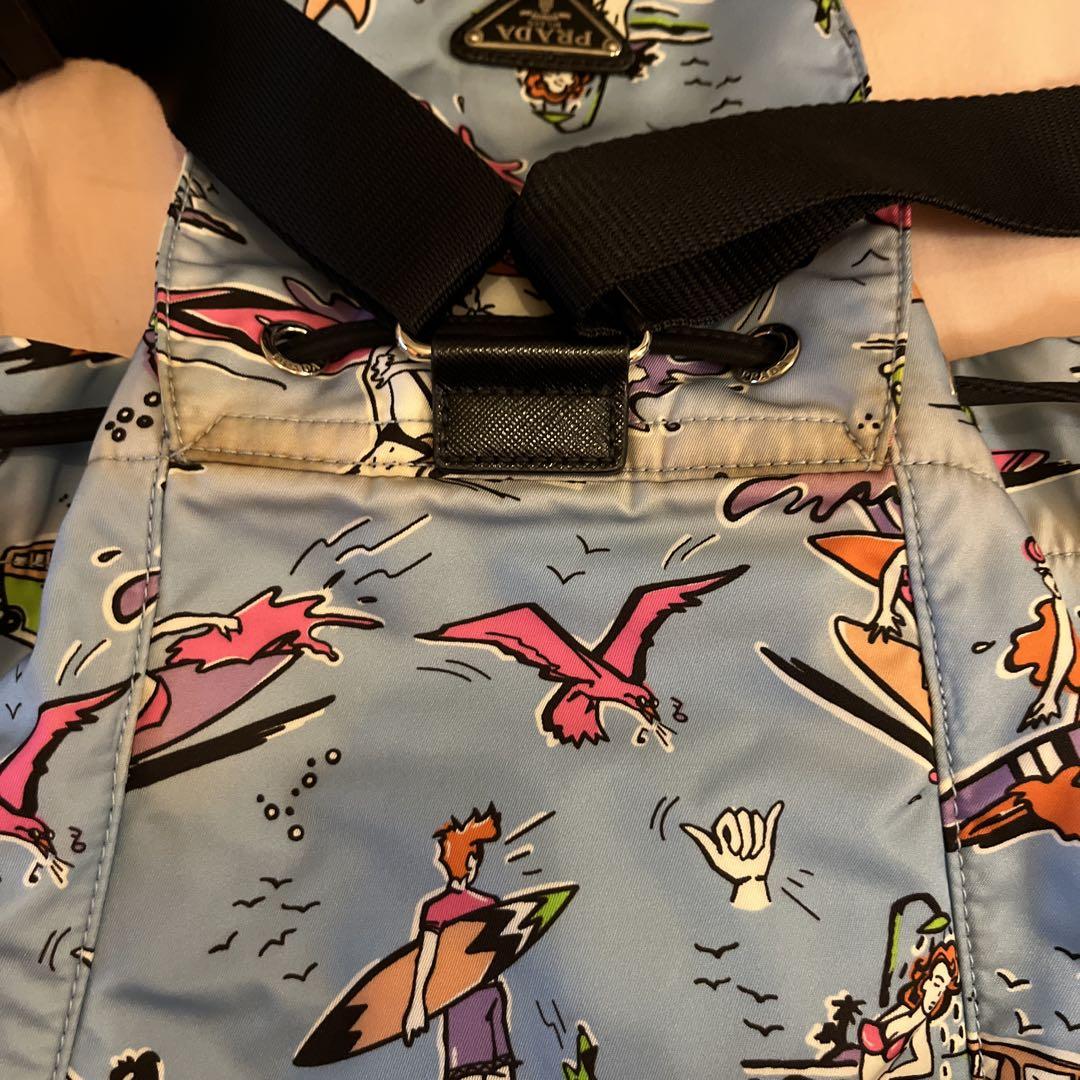 PRADA サーフ柄 リュック