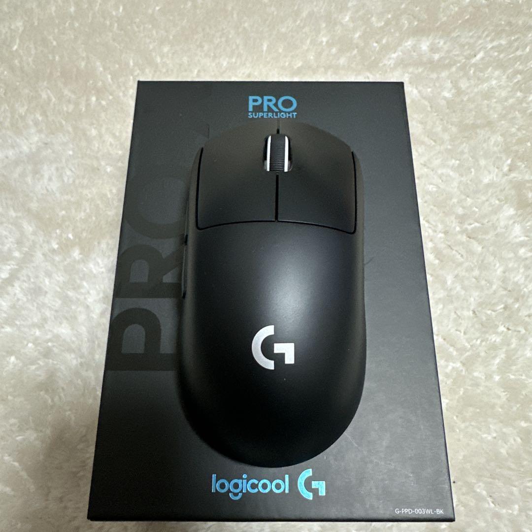 Logicool G PRO SUPERLIGHT ワイヤレスマウス 黒