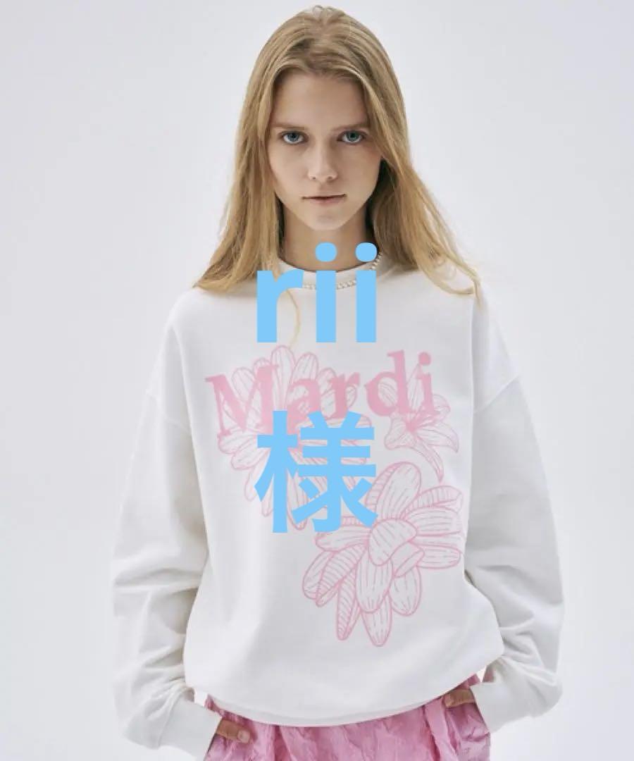 【新品】Mardi Mercredi SWEAT TRIPLE FLOWER