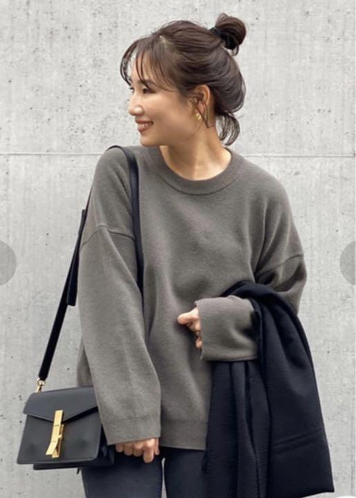 Deuxieme Classe FLANNEL クルーネックニット Deuxieme Classe FLANNEL クルーネックニット