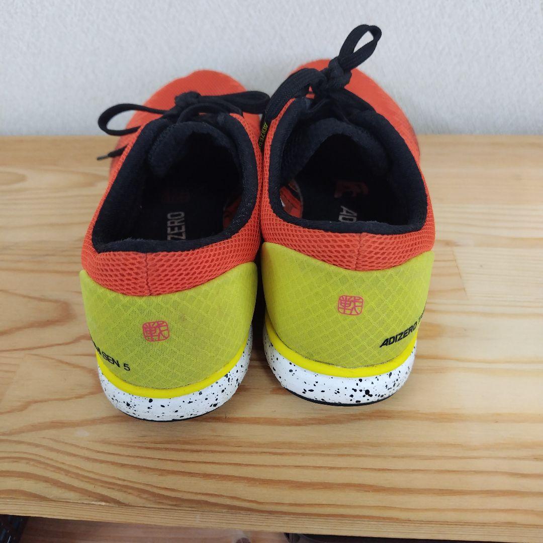 adizero 匠禅　ランニングシューズ オレンジ/イエロー　27.5cm