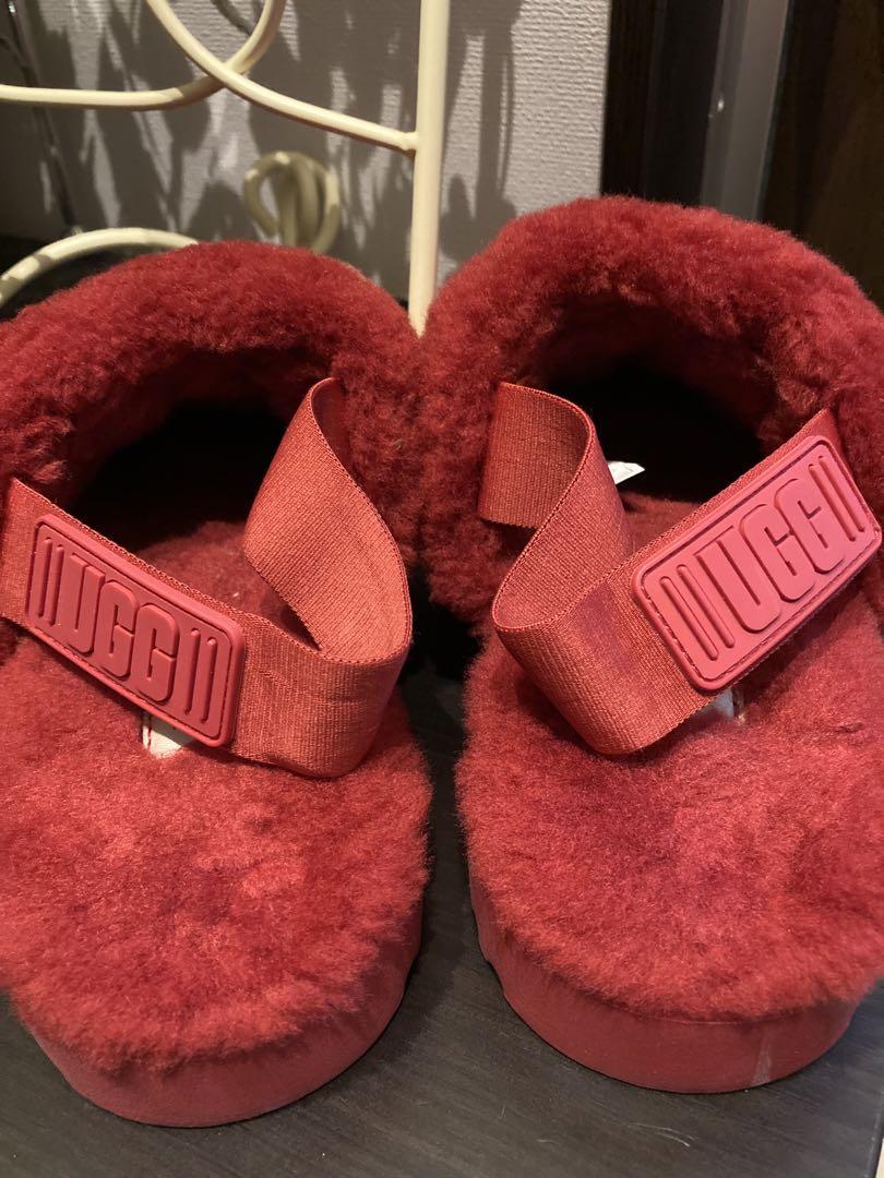 希少サイズ完売品UGG W SUPER FLUFF SLIPPERファースリッパ 未使用品】UGG SUPER FLUFF SLIPPER フラッフ スリッパ