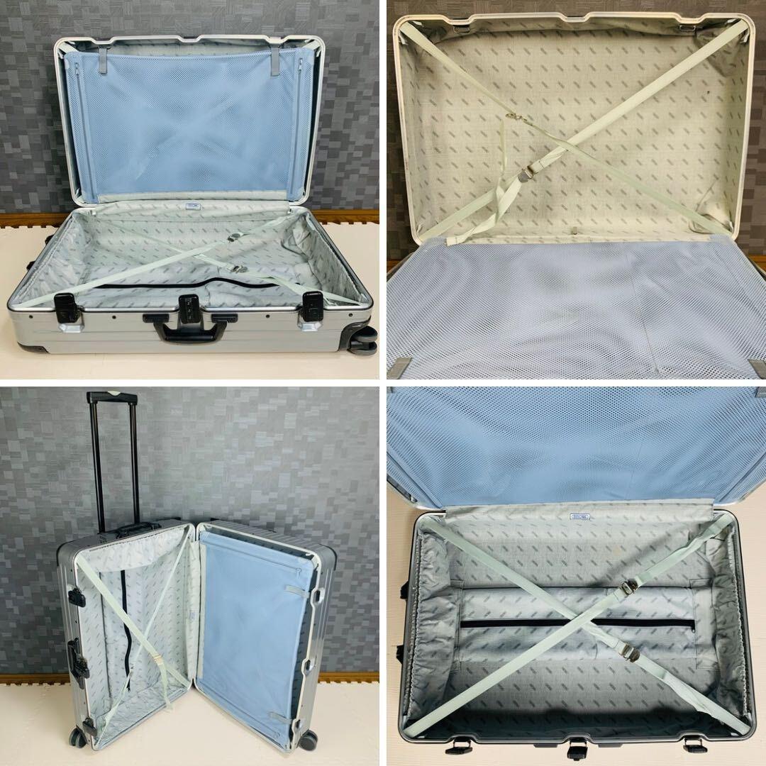 美品✨リモワ サンバ 最大容量104L トランクキャリー XL 4輪 シルバー系