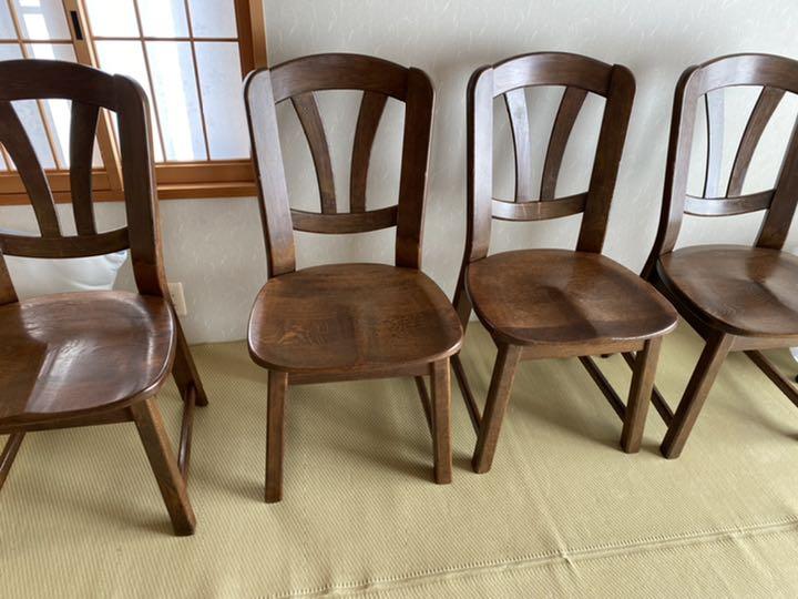 ダイニングチェア★オランダ家具　オーク材高級③
