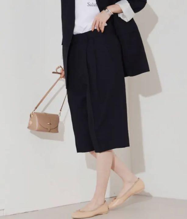 Rouge vif la cle セットアップ ハーフパンツ スーツ 長袖 画像4