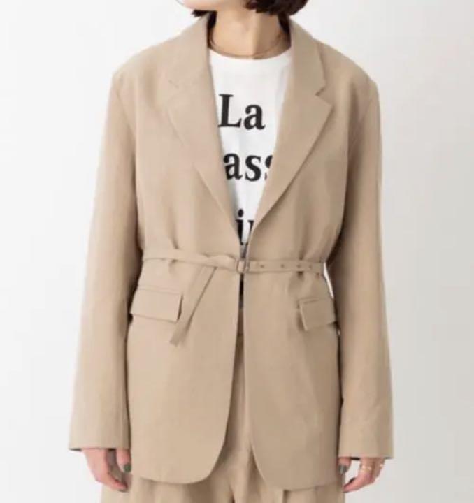 Rouge vif la cle セットアップ ハーフパンツ スーツ 長袖 画像5