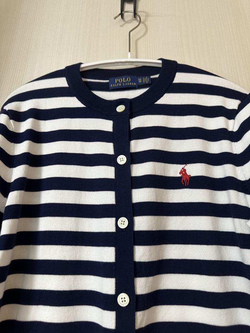 RALPH LAUREN★ネイビーボーダーカーディガン ボーダー POLO RALPH LAUREN(ポロラルフローレン) カーディガン