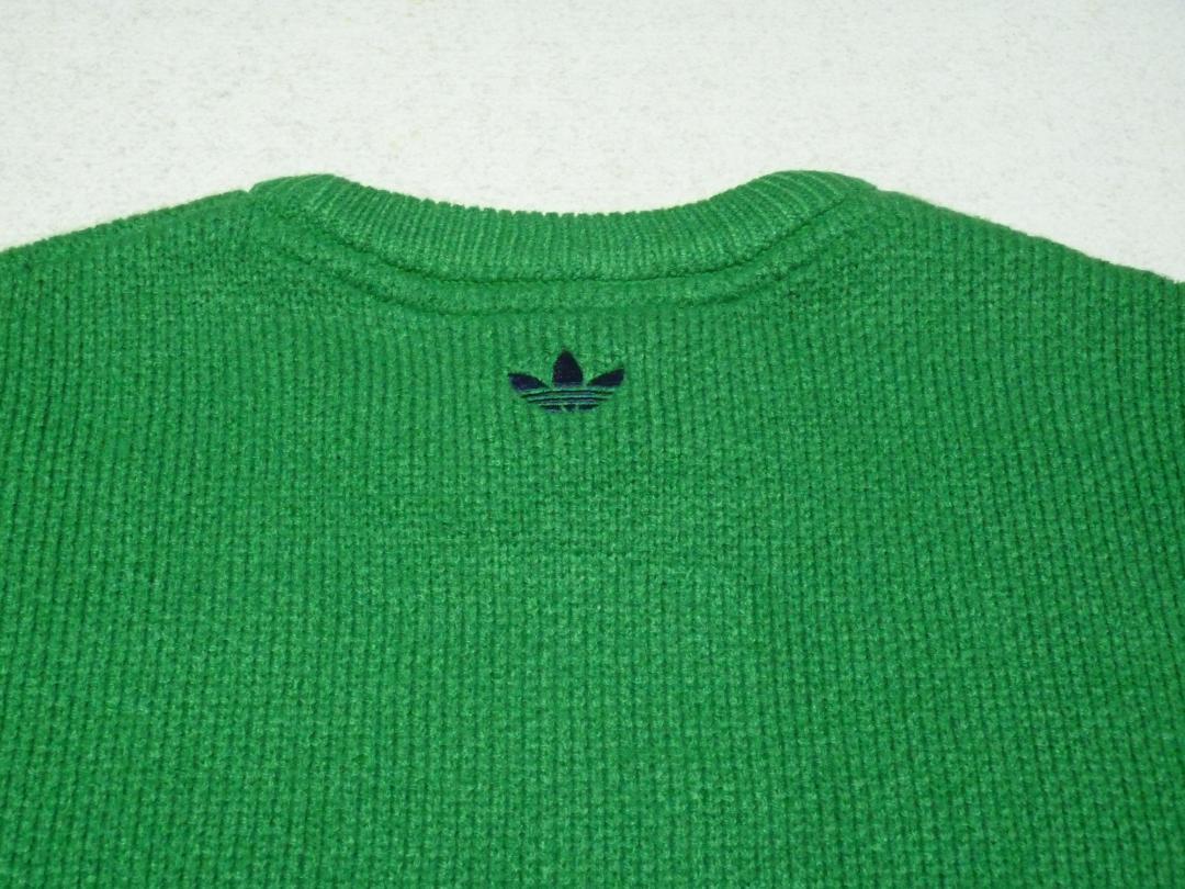 新品未使用　タグ付き　adidas　アディダス　セーター　グリーン　3XL