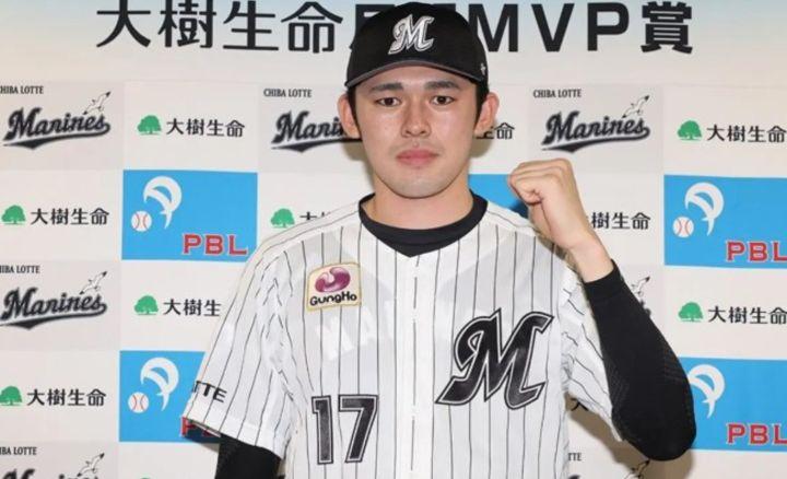【限定　完売】ロッテ　マリーンズ　佐々木　月間MVP　ユニフォーム　ミズノ　S