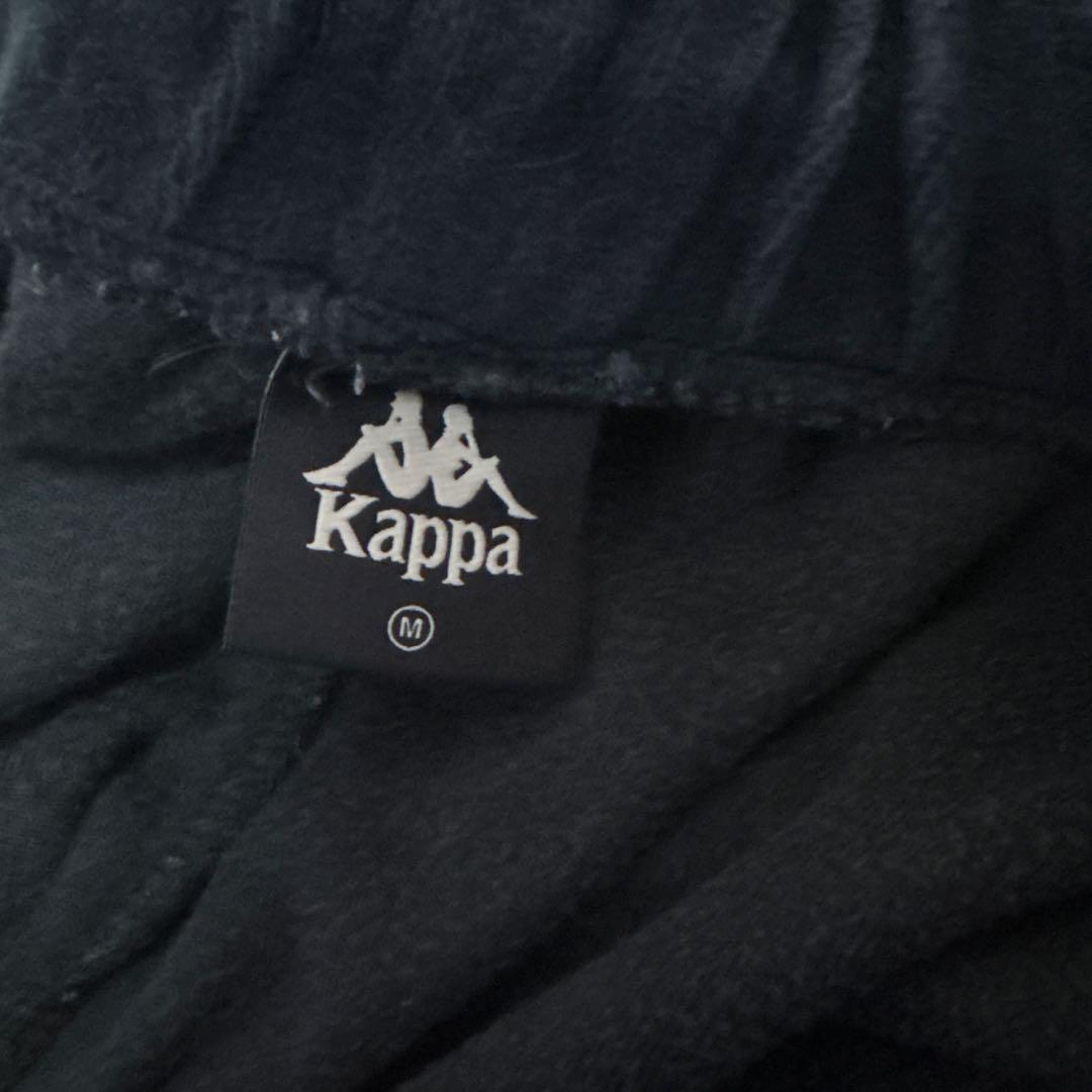 カッパKappaジーユーGUベロアジャージ上下セットMメンズBLACK送料無料
